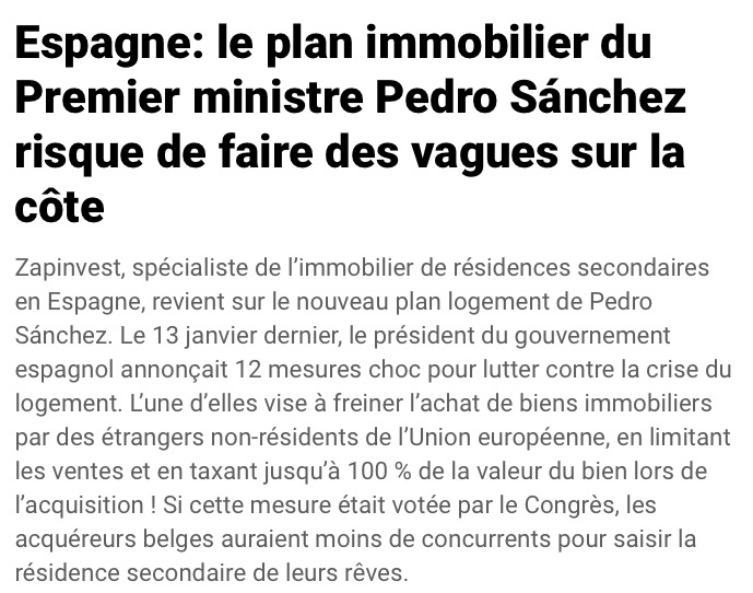 2025 02 03 SudInfo Le plan immobilier de pedro sanchez risque de faire des vagues 2